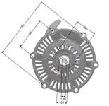 Stiga GGP SV200 Mountfield SP554 replacement starter.118550161/1 NZ566