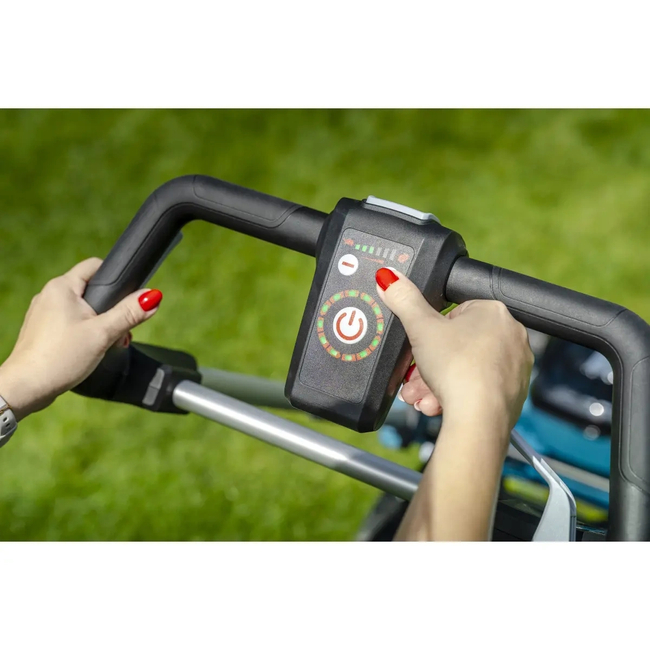 Battery mower. 46cm with drive, 2x18V, 2xDED7035, DED7038V