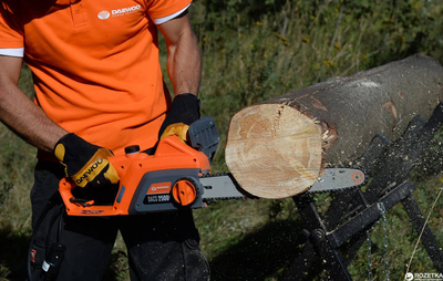 DAEWOO DACS 2700E ELECTRIC CUTTING LENGTH saw for logs 45 cm / 2400 W - OFFICIAL DISTRIBUTOR - AUTHORIZED DAEWOO DEALER