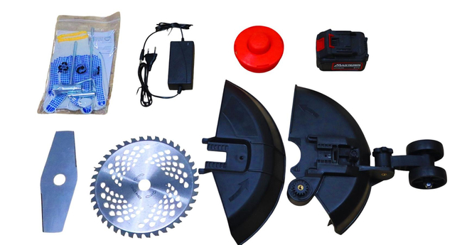 MASTERCUT RU-GT02 KOSA PODKASZARKA WYKASZARKA AKUMULATOROWA DO TRAWY 21V 3,0AH