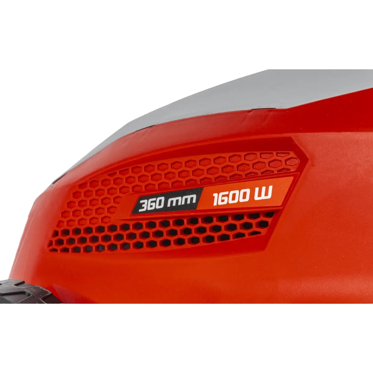 Detal obudowy kosiarki elektrycznej 36cm 1600W