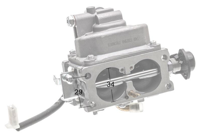 Loncin LC2P77F carburetor ORIGINAL PART 170021421-0001