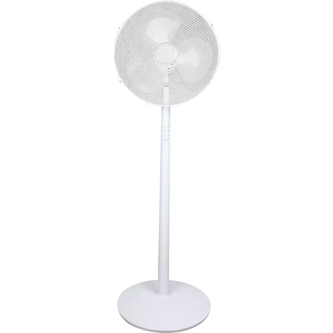 DESCON DA-1610 40W STANDING FAN, 16", WHITE