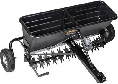 CEDRUS SP31519 AERATOR AREATOR SEED PLACER FOR GARDEN TRAILER FERTILIZER 2in1 - Kapacita. 80 l / 103 cm 