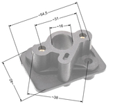 NAC CG430 carburetor connector NZ72 market mowers