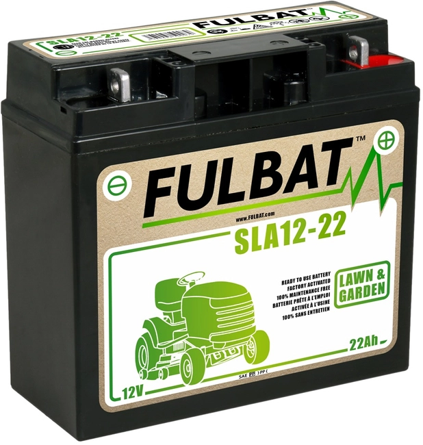 FULBAT 22Ah FULBAT SLA12-22 TRAKTOR BATTERY /182x77x168/ +right maintenance-free 550907 - OFFICIAL DISTRIBUTOR - AUTHORIZED DEALER CEDRUS