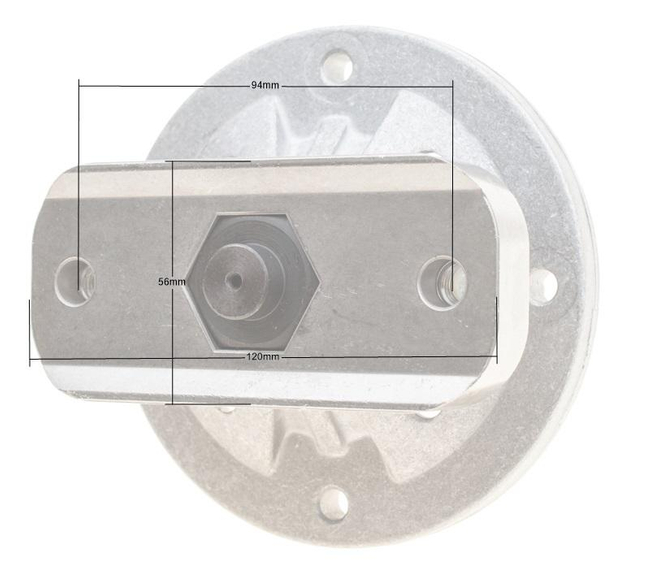 John Deere L100;110;42c mower adapter 510031