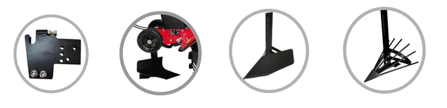 KONSOLA MOCUJĄCA ŁĄCZNIK ADAPTER OSPRZĘTU GLEBGRYZARKI MASTERCUT BK55 /  HSDT80A1 / 8001001 DO HECHT 785, 790, 795, 790BS / Mastercut: BK-55-2BS, BK-55-2L / Hortmasz: HGS 155 B&S i HGS 155 L / LIDER HANDY SG200HL  