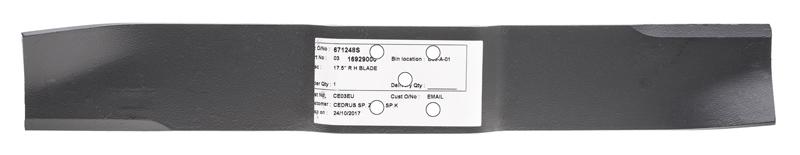Nóż kosiarki Ariens deck 122cm XRD prawy CZĘŚĆ ORYGINALNA 16929000
