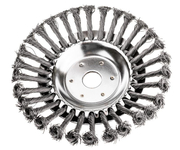 Kartáč na čištění dlažebních kostek pletený z drátu 200x25,4 mm 520076