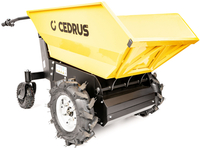 CEDRUS TA500 BATTERY POWERED CONSTRUCTION HAULER GARDEN WHEELBARROW DUMP TRUCK 48V 20AH 1000W - OFFICIAL DISTRIBUTOR - AUTHORIZED CEDRUS DEALER