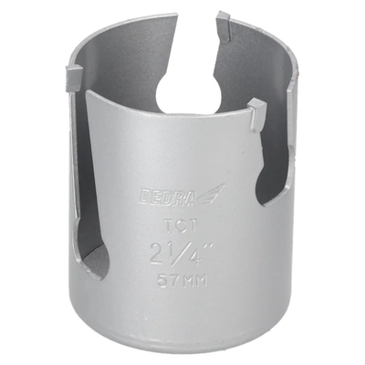 DEDRA 08X057 Vrták TCT 57 mm 5/8'' s karbidovou korunou HM pro kov, dřevo a PVC