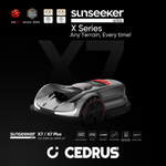 SUNSEEKER X7 PLUS ELITE RTK Robot Koszący Kosiarka Automatyczna Do Trawy CEDRUS C-MOW X7 PLUS 6000m2 Bez Kablowy / Bez Przewodowy - OFICJALNY DYSTRYBUTOR - AUTORYZOWANY DEALER CEDRUS