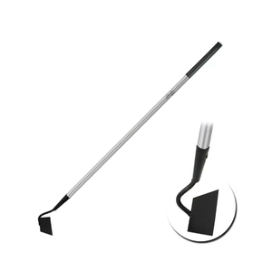 DEDRA 80B070 140 mm Hoe with a 125 cm Metal Handle for Weeding