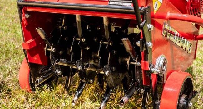 WEIBANG WB517AB SPRINKLING RUBBLE 5 hp B&S Briggs & Stratton 750Series WB517 lawn aerator EWIMAX - OFFICIAL DISTRIBUTOR - AUTHORIZED WEIBANG DEALER