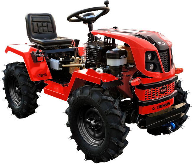 CEDRUS C-TUR 18B 4x4 MINI AGRICULTURAL TRACTOR SPRINTER MULTIFUNCTIONAL LONCIN LC192FD 18HP 4x4 - OFFICIAL DISTRIBUTOR - AUTHORIZED DEALER CEDRUS