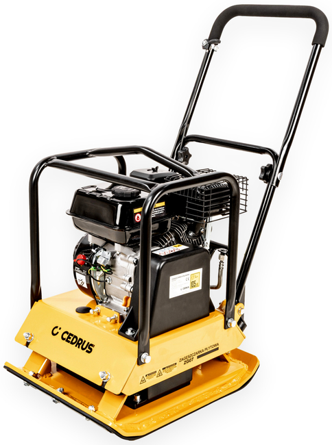 KOMPAKTOR CEDRUS ZG07 SPRINAL GRADES 96 KG / 6,5 HP + TRANSPORTNÍ KOLA + SILIKONOVÝ MATERIÁL - Ploché hrany - EWIMAX - OFICIÁLNÍ DISTRIBUTOR - AUTORIZOVANÝ PRODEJCE CEDRUS