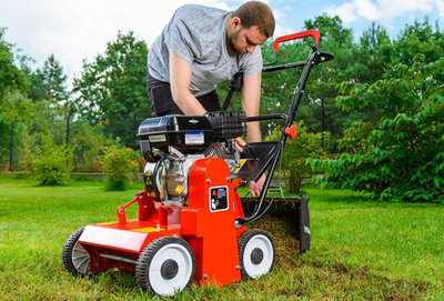 Wertykulator spalinowy Weibang WB384 RB silnik Briggs&Stratton