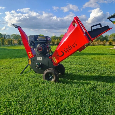 Cedrus RB02 rozdrabniacz spalinowy rębak do gałęzi 10 cm Loncin 6,5 KM