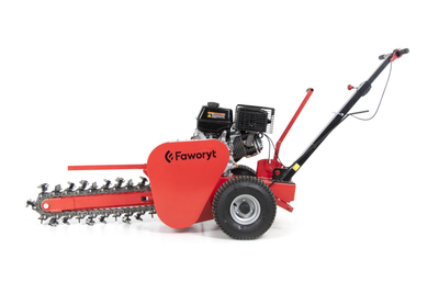 FAWORYT SK600 GARDEN SHOVER SHOVER SPRINKLER MINIKOPRAKA for laying pipes, conduits, cables etc. 15hp / 60cm