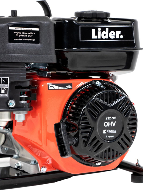 LIDER DPC50 MOTOR PUMP COMPACT FUEL FIREFIGHTERS' PUMP FOR CLEAN WATER HIGH-POWER 28000 l/h 28m3/h - OFFICIAL DISTRIBUTOR - AUTHORIZED LIDER DEALER