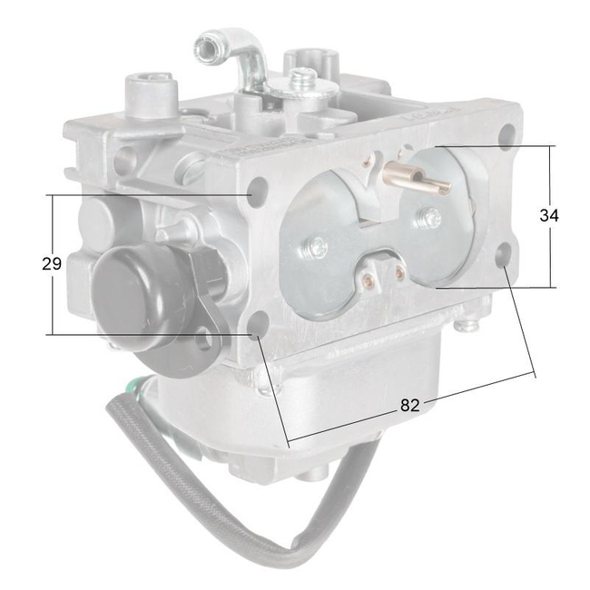 Karburátor Loncin 2P80F ORIGINÁLNÍ DÍL