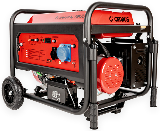 CEDRUS AG6E-1F AGREGAT PRĄDOTWÓRCZY GENERATOR 230V 6KW 6000W - EWIMAX - OFICJALNY DYSTRYBUTOR - AUTORYZOWANY DEALER CEDRUS