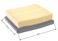 Partner K750 dry air filter 8R02-42