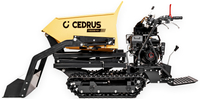 CEDRUS TR500GE-HD-L Transporter Spalinowy Gąsienicowy z Ładowaczem i Górnym Wysypem CEDTR500GE-HD-L