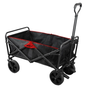 DEDRA N1010 Wózek ogrodowy składany transportowy plażowy działkowy 100x58x58 cm