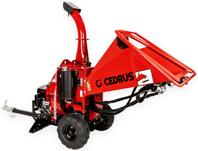 Cedrus RB05 PRO-HE Rębak Rozdrabniacz Spalinowy Do Gałęzi 15 KM 12 cm Hydrauliczny