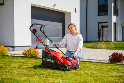CEDRUS WE40 WERTYKULATOR DO TRAWY AREATOR 2w1 AERATOR + 2 WAŁKI 2000W / 40cm CEDWE40 - EWIMAX - OFICJALNY DYSTRYBUTOR - AUTORYZOWANY DEALER CEDRUS
