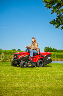 CEDRUS C-TRAC 92HC Rear-Dump Self-Propelled Lawn Mower with 92cm HYDROSTAT RECYCLING VELOPMENTS C-TRAC-92HC EWIMAX OFFICIAL DISTRIBUTOR - AUTHORIZED DEALER CEDRUS
