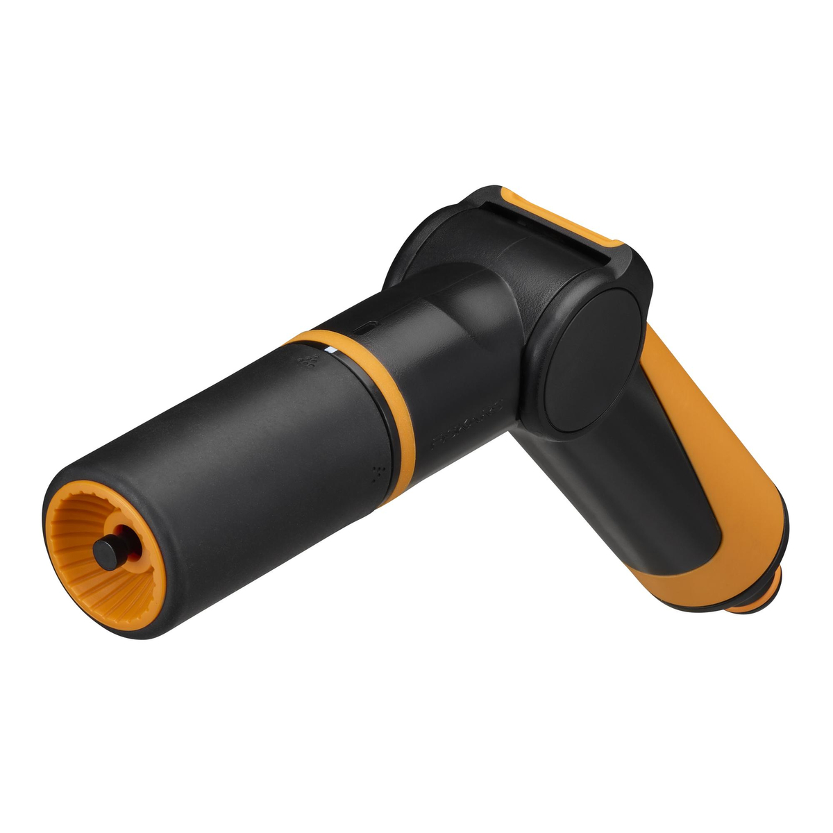 Pistolet zraszający FISKARS Comfort 1065487 - zbliżenie głowicy i uchwytu