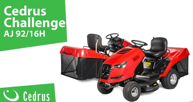 CEDRUS CHALLENGE AJ92 /16H GARDEN TREATER CEDRUS CHALLENGE AJ 92/16H SECO MOTORIZED SPRINTER 16hp / 92cm HYDROSTATIC - OFFICIAL DISTRIBUTOR - AUTHORIZED CEDRUS DEALER 