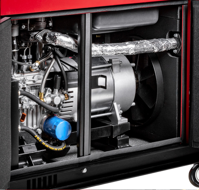 CEDRUS DG12E-3F GENERÁTOR GENERÁTOR 12kW / 20 hp 230/400V AVR TICHÁ VERZE CEDRUS 12 kW KD292FA DIESEL