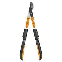 Scissor shears and short detachable handles, for the Fiskars OneClick system
