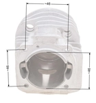 Husqvarna cylinder 55 /46mm/ kpl. METEOR VA341