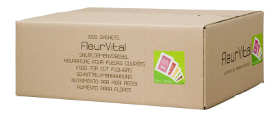 Chrysal Fleur Vital odżywka do kwiatów ciętych 0,5 l 1000 saszetek zielone pożywka do bukietów