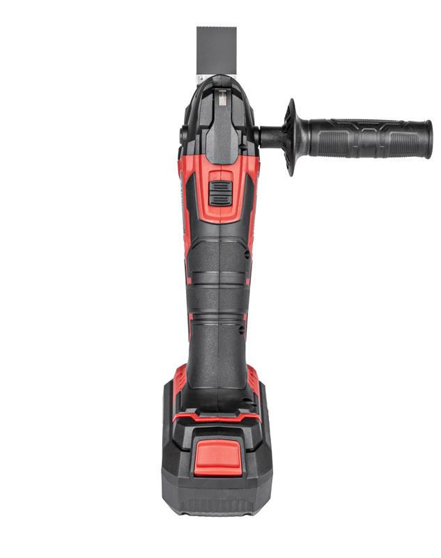 Cedrus MTLi – szczegóły głowicy oscylacyjnej i mocowanie akcesoriów