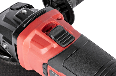 SZLIFIERKA KĄTOWA CEDRUS POWER+ AG125Li-SET Zestaw z baterią i ładowarką w walizce POWER+ 20V - OFICJALNY DYSTRYBUTOR - AUTORYZOWANY DEALER CEDRUS