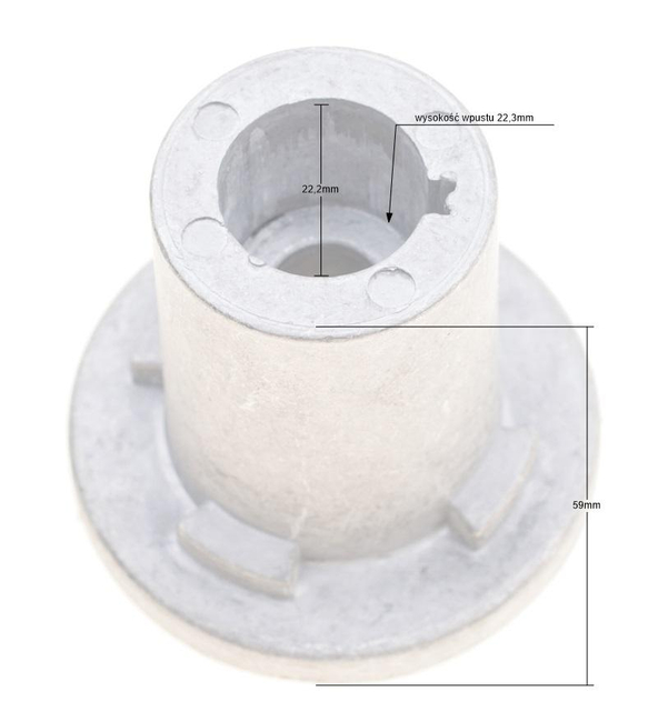 Adapter kosiarki Stiga 22.2mm RO50206