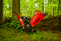 Cedrus RB02 rozdrabniacz spalinowy rębak do gałęzi 10 cm Loncin 6,5 KM