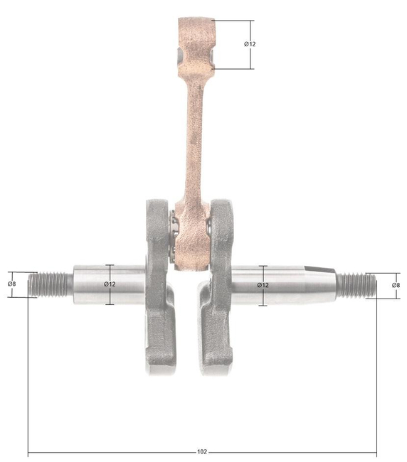 Klikový hřídel CEDRUSKW35 425219