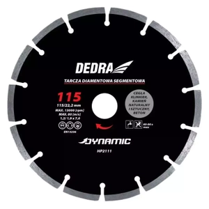 DEDRA HP2118E 300MMX25.4MM DYNAMIC DIAMOND TILE DISC