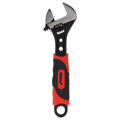 DEDRA 12B120 Francouzský nastavitelný klíč 200 mm, 0–24 mm, CrV, pogumovaný