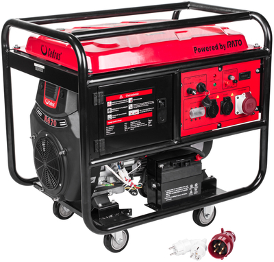 CEDRUS AG10E-3F AGREGAT GENERATOR PRĄDOTWÓRCZY AG10 AVR 3FAZY XXL 230V/400V 10 KW 10000W RATO R670 - OFICJALNY DYSTRYBUTOR - AUTORYZOWANY DEALER CEDRUS