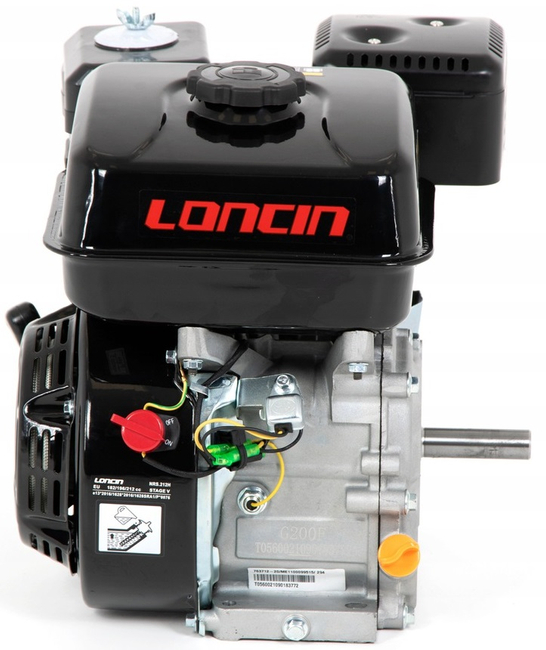LONCIN G200F-R-S PETROL ENGINE 6.5 HP Shaft R 19,05 mm LONCIN G200 FRS MOTOR HONDA GX160 , GX200, B&S , BRIGGS& STRATTON - OFFICIAL DISTRIBUTOR - AUTHORIZED LONCIN DEALER