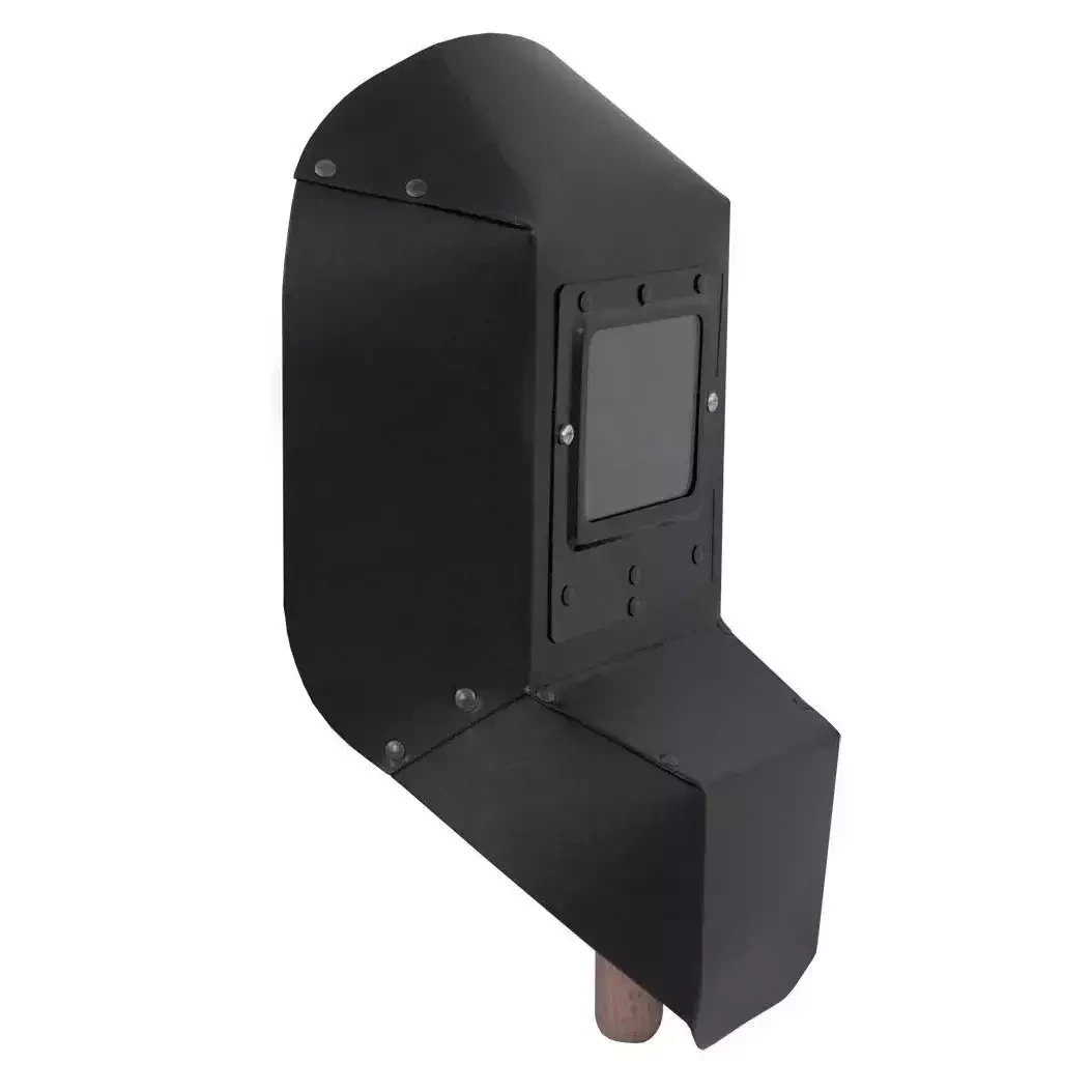 DEDRA DES012 Welding Shield, Helmet with 80x100 mm Filter and Wooden Handle