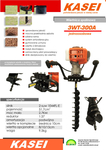 KASEI 3WT-300A ONE-MAN SOIL DRILLING RIG + FI 10CM DRILL BIT